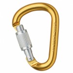 Compact pear-shaped carabiner